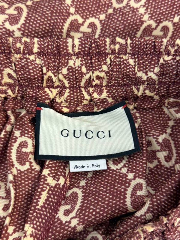 Gucci Monogram Silk Pants