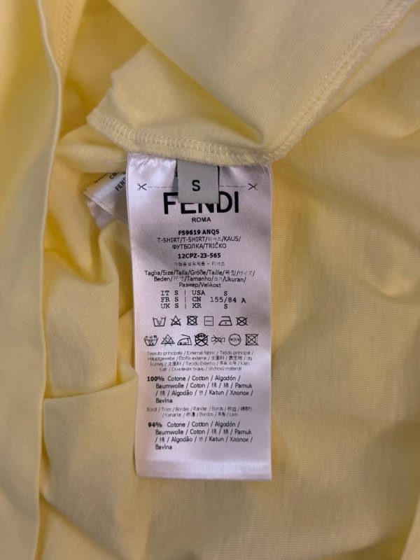 Fendi Pocket Logo Embroidered T-Shirt