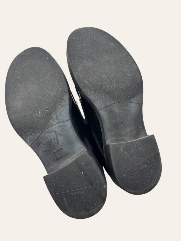 Prada Brushed Leather Loafer Size 41