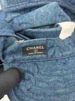 Chanel Denim Visor Hat
