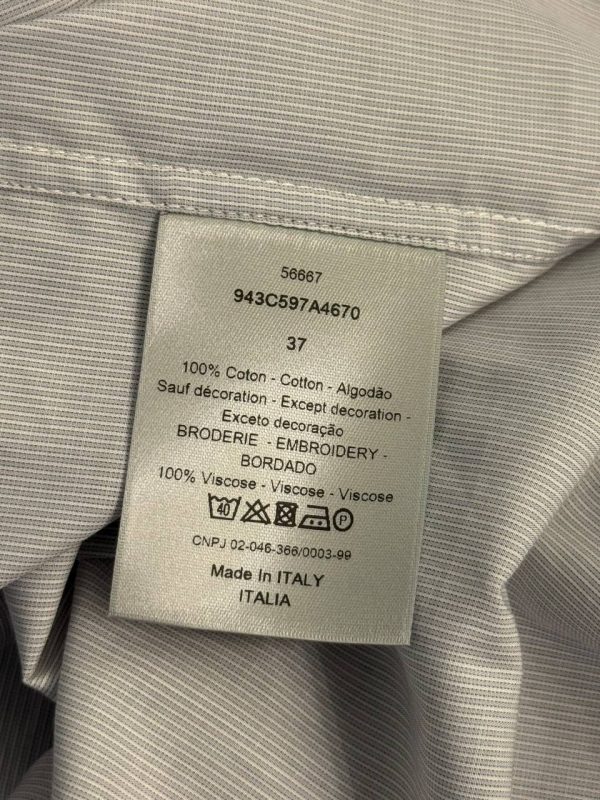 Dior Embroidered Logo Shirt