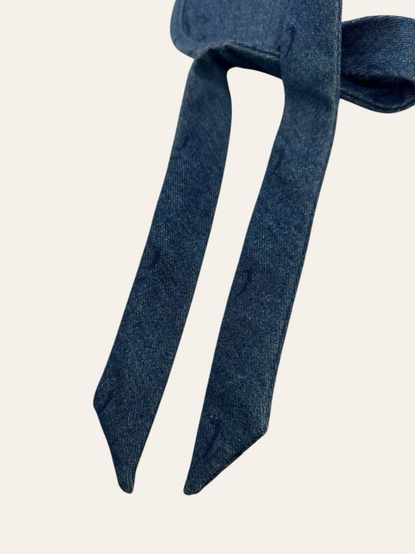 Chanel Denim Visor Hat