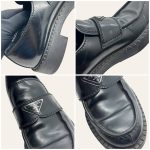 Prada Brushed Leather Loafer Size 41