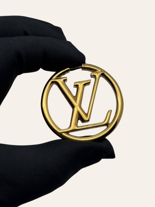 Louis Vuitton Louise Hoop GM Earrings