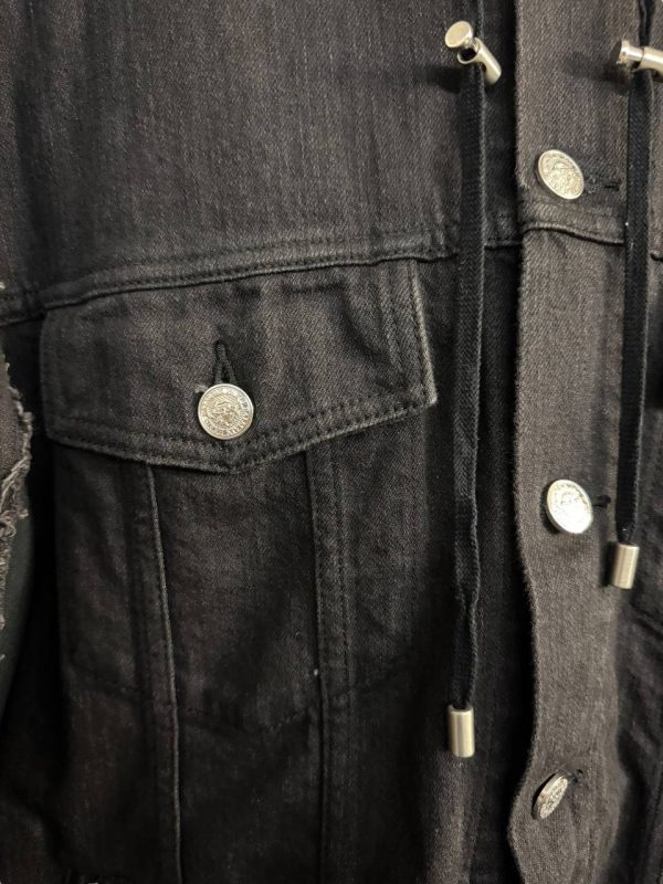 Balmain Denim Hooded Jacket