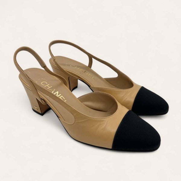 Chanel Slingback Heels Size 35.5