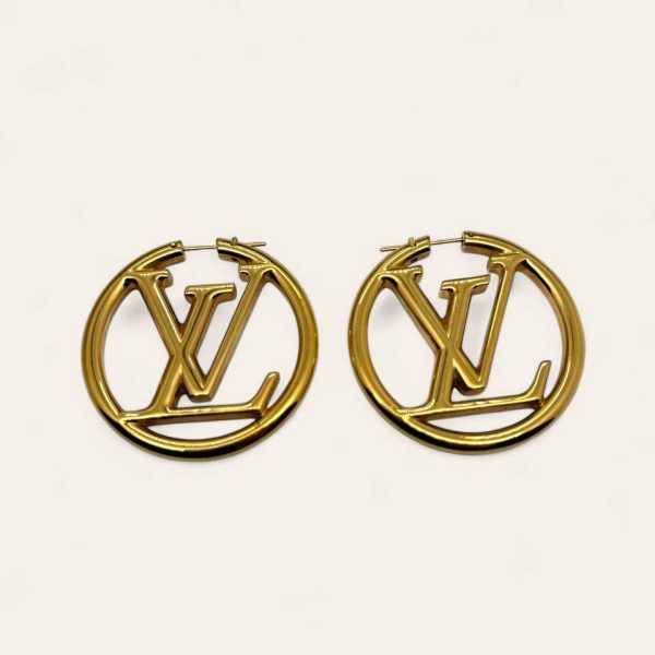 Louis Vuitton Louise Hoop GM Earrings