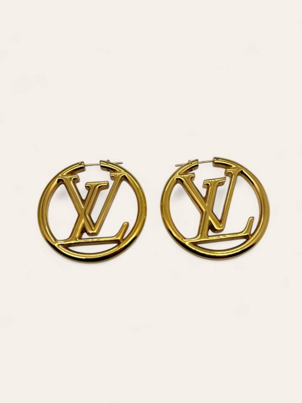 Louis Vuitton Louise Hoop GM Earrings