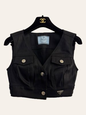 Prada Logo Vest Top