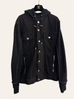 Balmain Denim Hooded Jacket