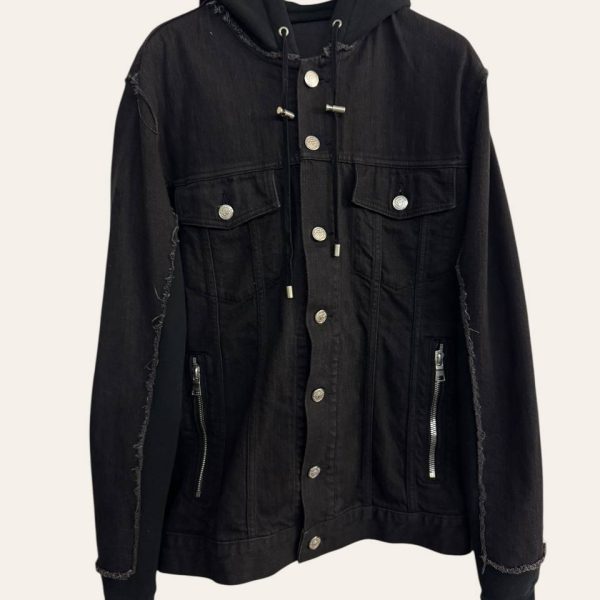 Balmain Denim Hooded Jacket