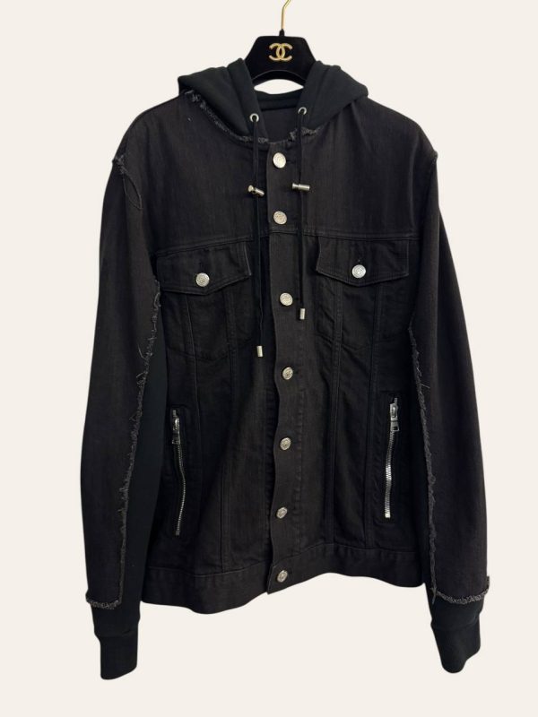 Balmain Denim Hooded Jacket