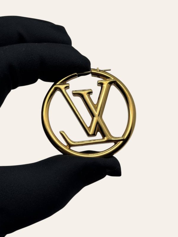 Louis Vuitton Louise Hoop GM Earrings