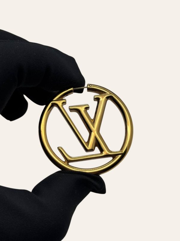 Louis Vuitton Louise Hoop GM Earrings