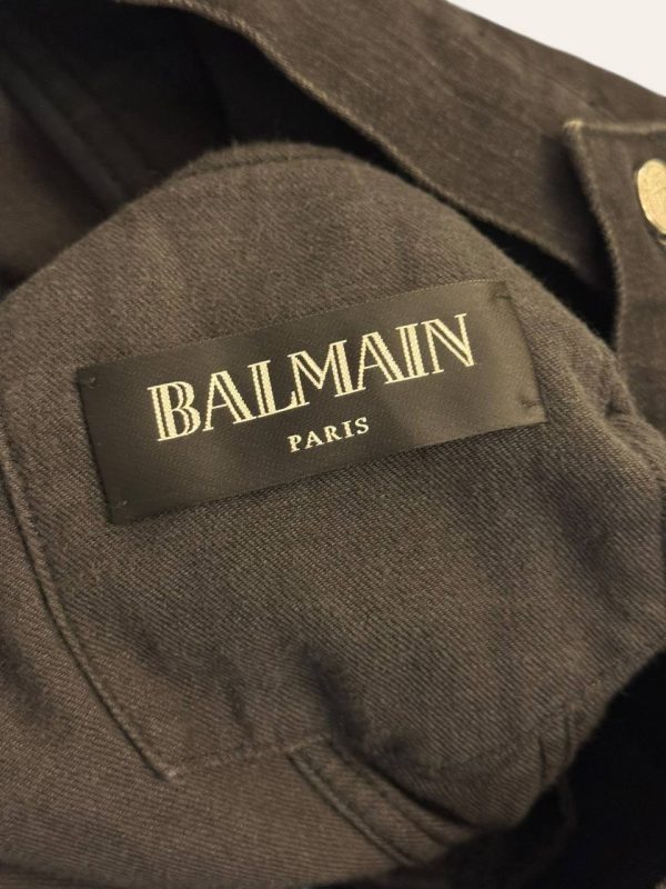Balmain Denim Hooded Jacket