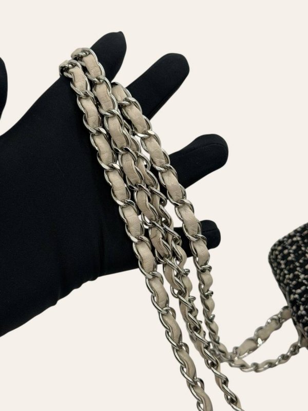 Chanel Tweed Maxi Flap