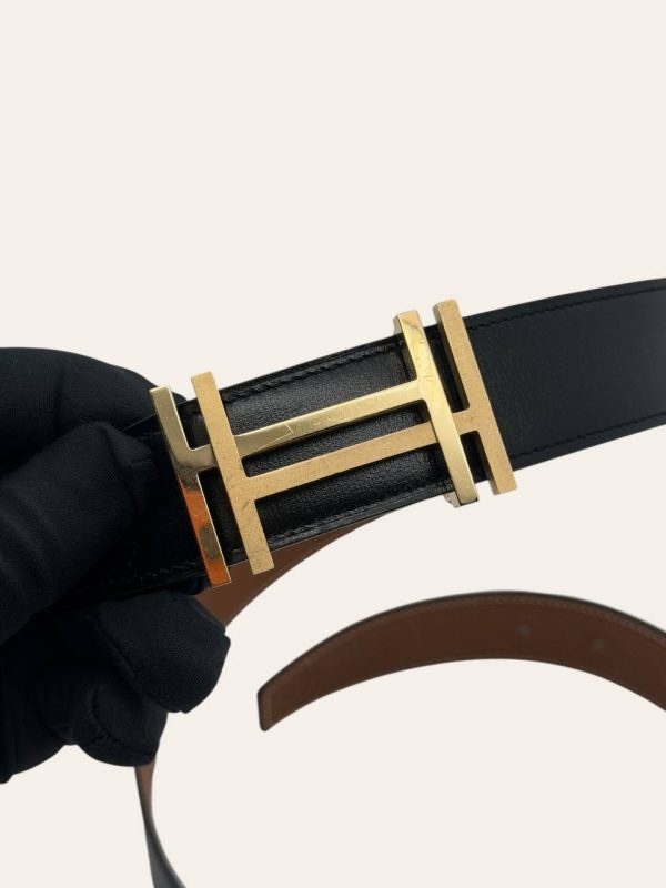 Hermes H au Carre Reversible Belt