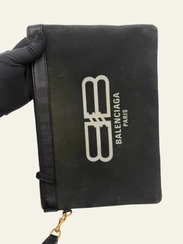 Balenciaga Canvas Clutch