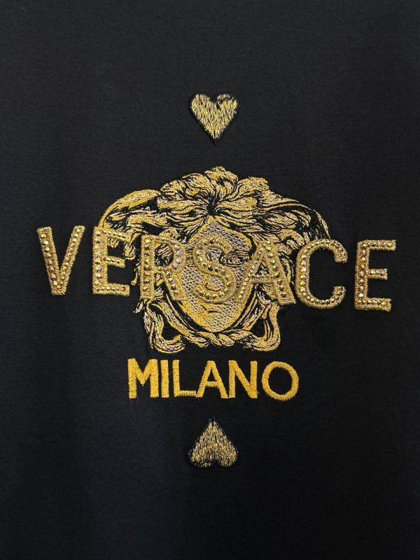 Versace Embellished Logo T-Shirt
