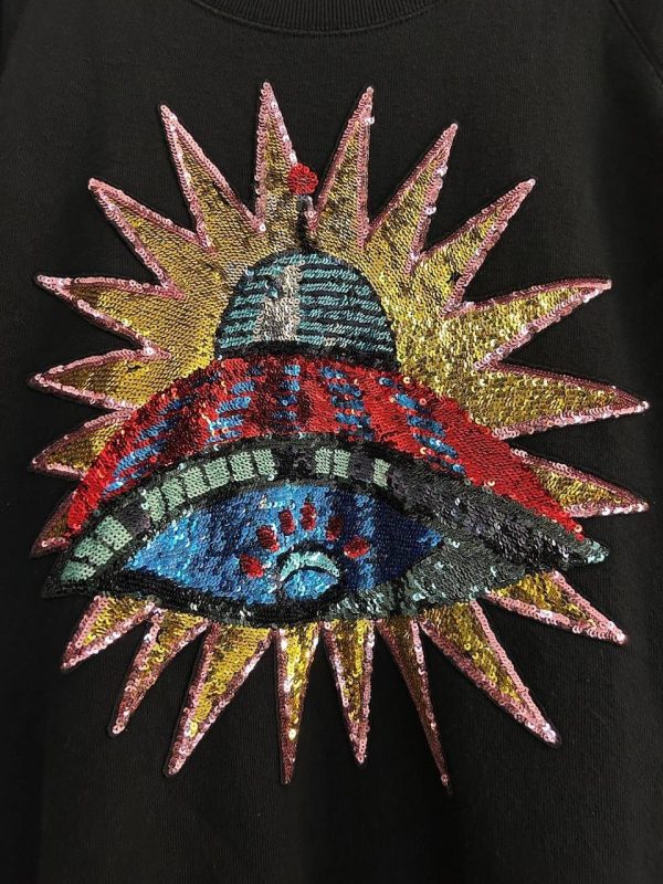 Gucci Sequin Oversized Sweatshirt