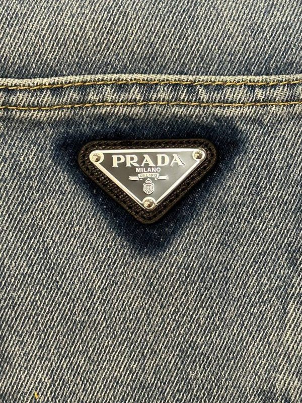Prada Logo Denim Jeans