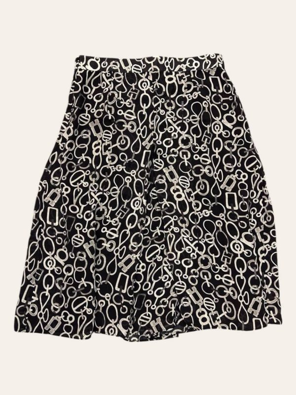 Hermes Silk Skirt