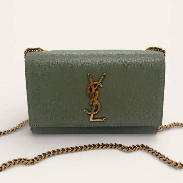 Saint Laurent Kate Small Embossed Leather