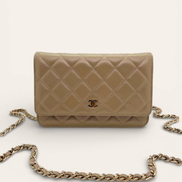 Chanel Wallet on Chain in Caviar