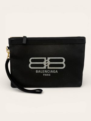 Balenciaga Canvas Clutch