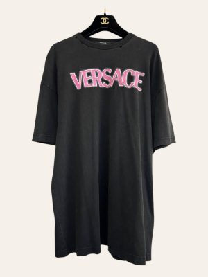 Versace Distressed Logo T-Shirt