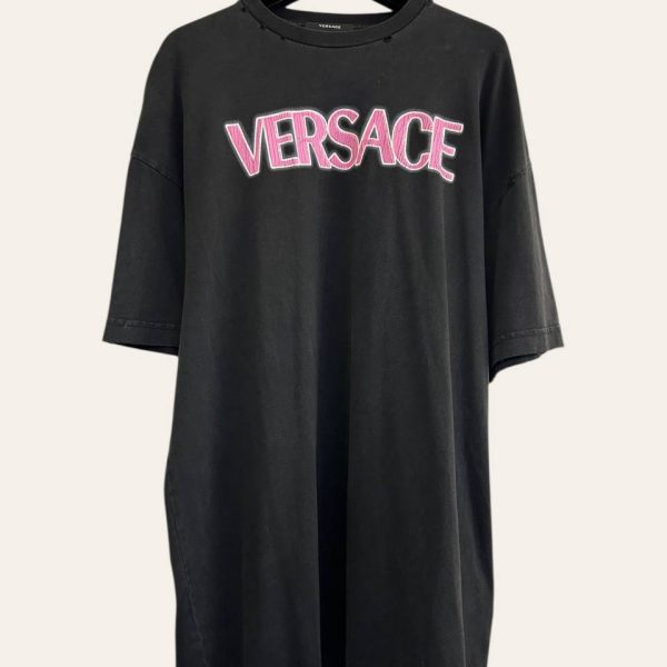 Versace Distressed Logo T-Shirt