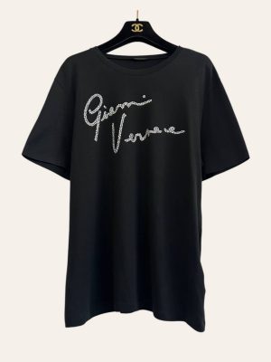 Versace Embellished Logo T-Shirt