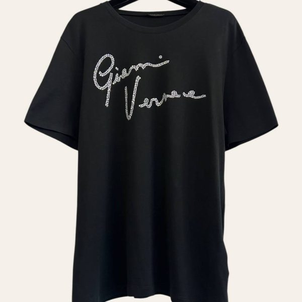 Versace Embellished Logo T-Shirt