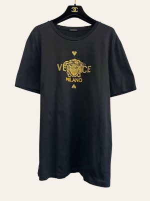 Versace Embellished Logo T-Shirt