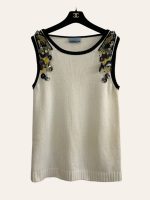 Prada Sequin Cashmere Top