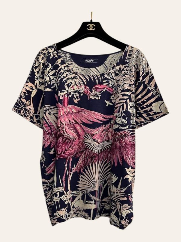 Hermes Floral T-Shirt