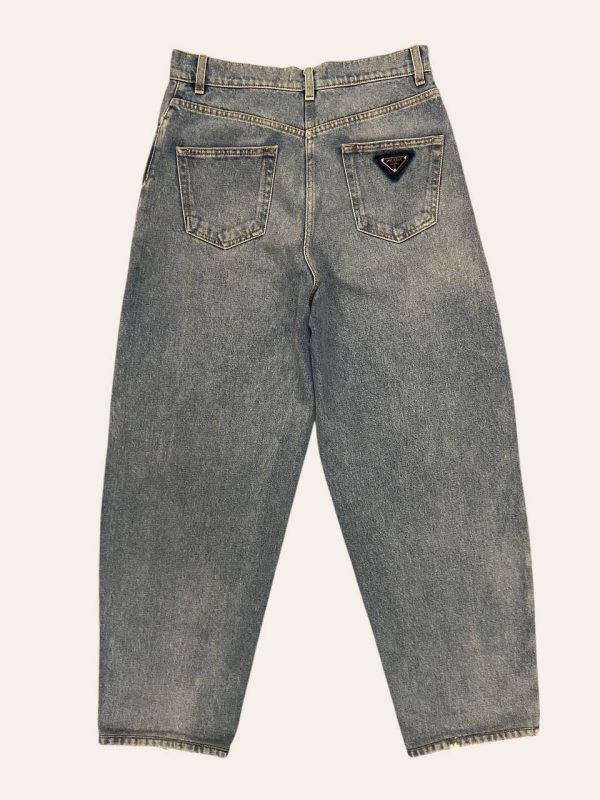 Prada Logo Denim Jeans