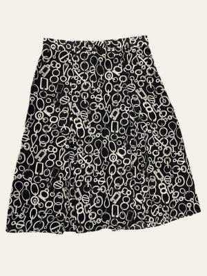 Hermes Silk Skirt