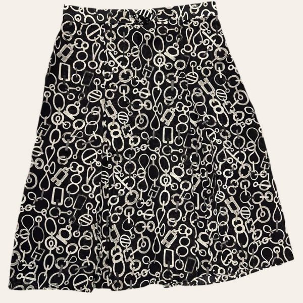 Hermes Silk Skirt