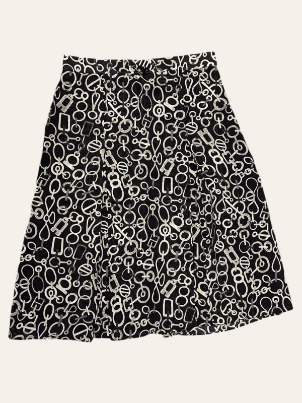Hermes Silk Skirt