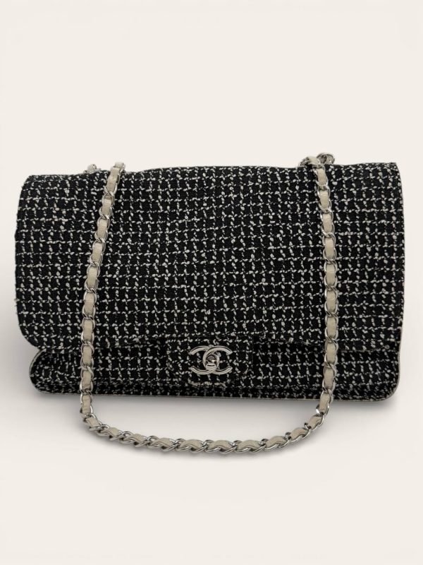 Chanel Tweed Maxi Flap