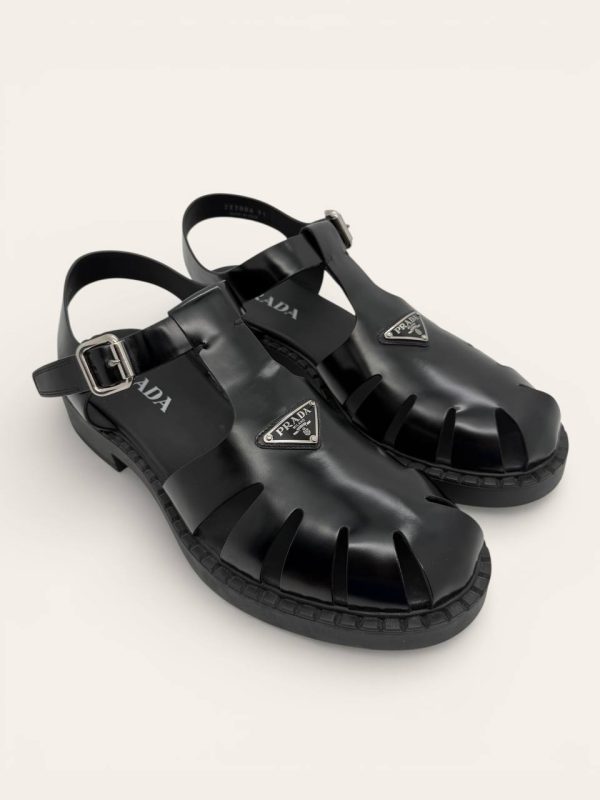 Prada Leather Fisherman Sandal Size UK 11/ EU 45.5