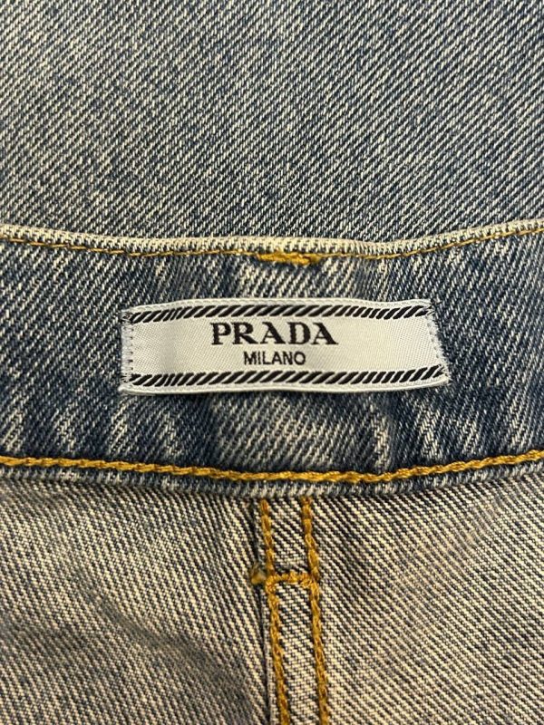Prada Logo Denim Jeans
