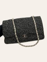 Chanel Tweed Maxi Flap