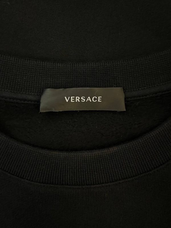 Versace Embellished Logo Sweatshirt