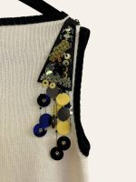 Prada Sequin Cashmere Top