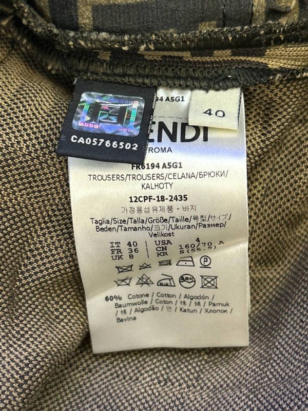 Fendi Logo Jeans