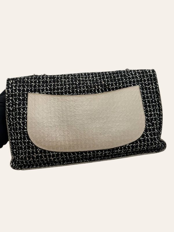 Chanel Tweed Maxi Flap