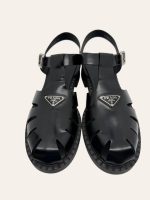 Prada Leather Fisherman Sandal Size UK 11/ EU 45.5