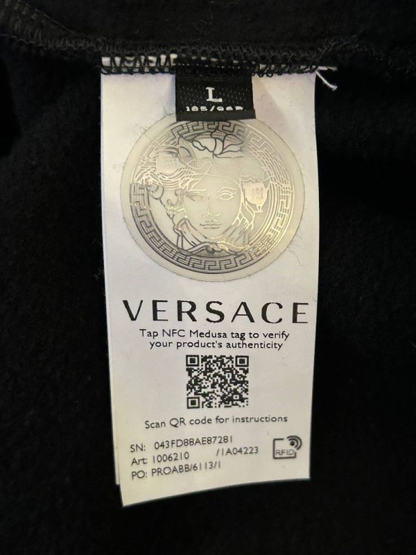 Versace Embellished Logo Sweatshirt